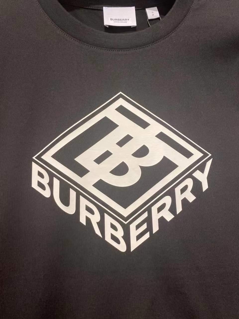 BBR 黑色方形logo Tee