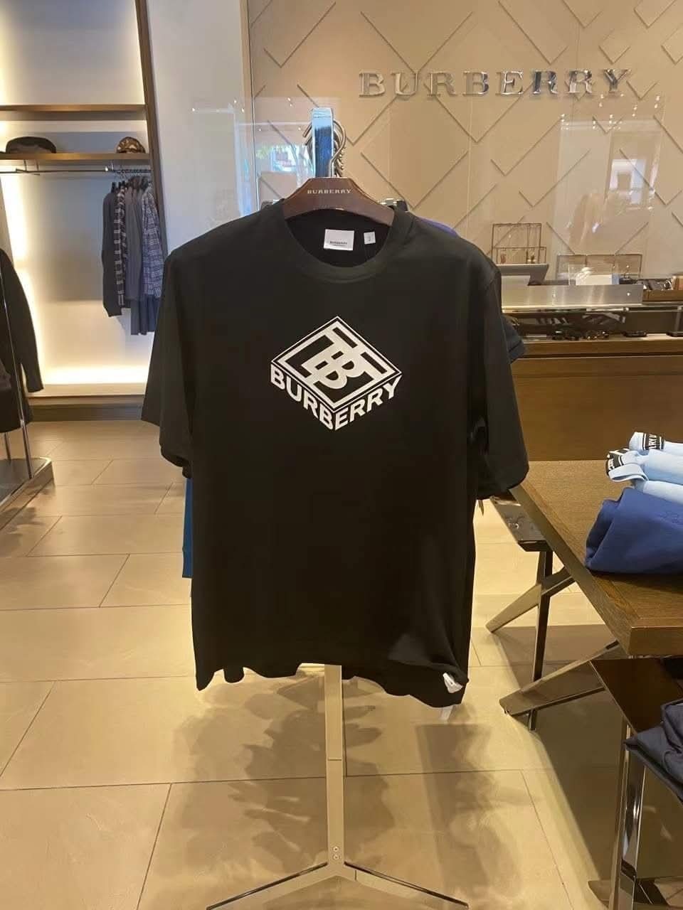 BBR 黑色方形logo Tee