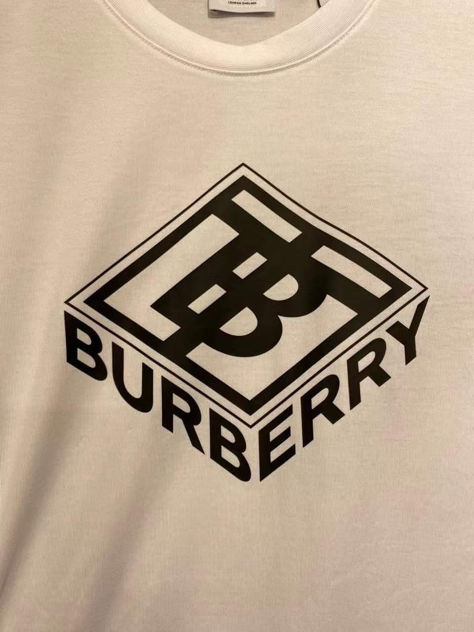 BBR白色方形logo Tee