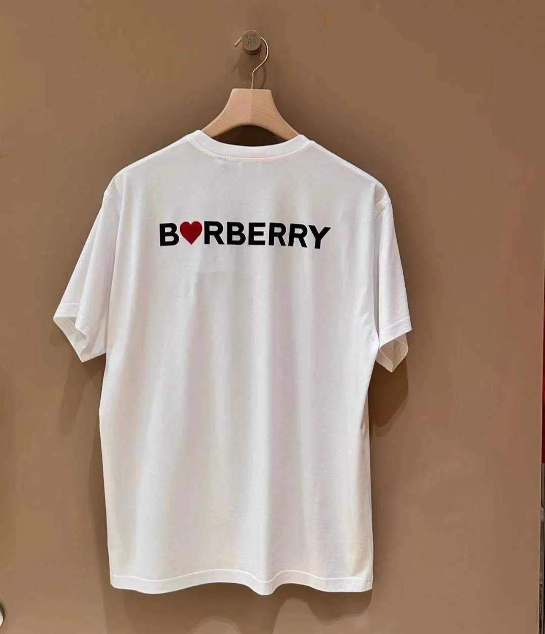 BBR 白色 大愛心併戰馬 Tee