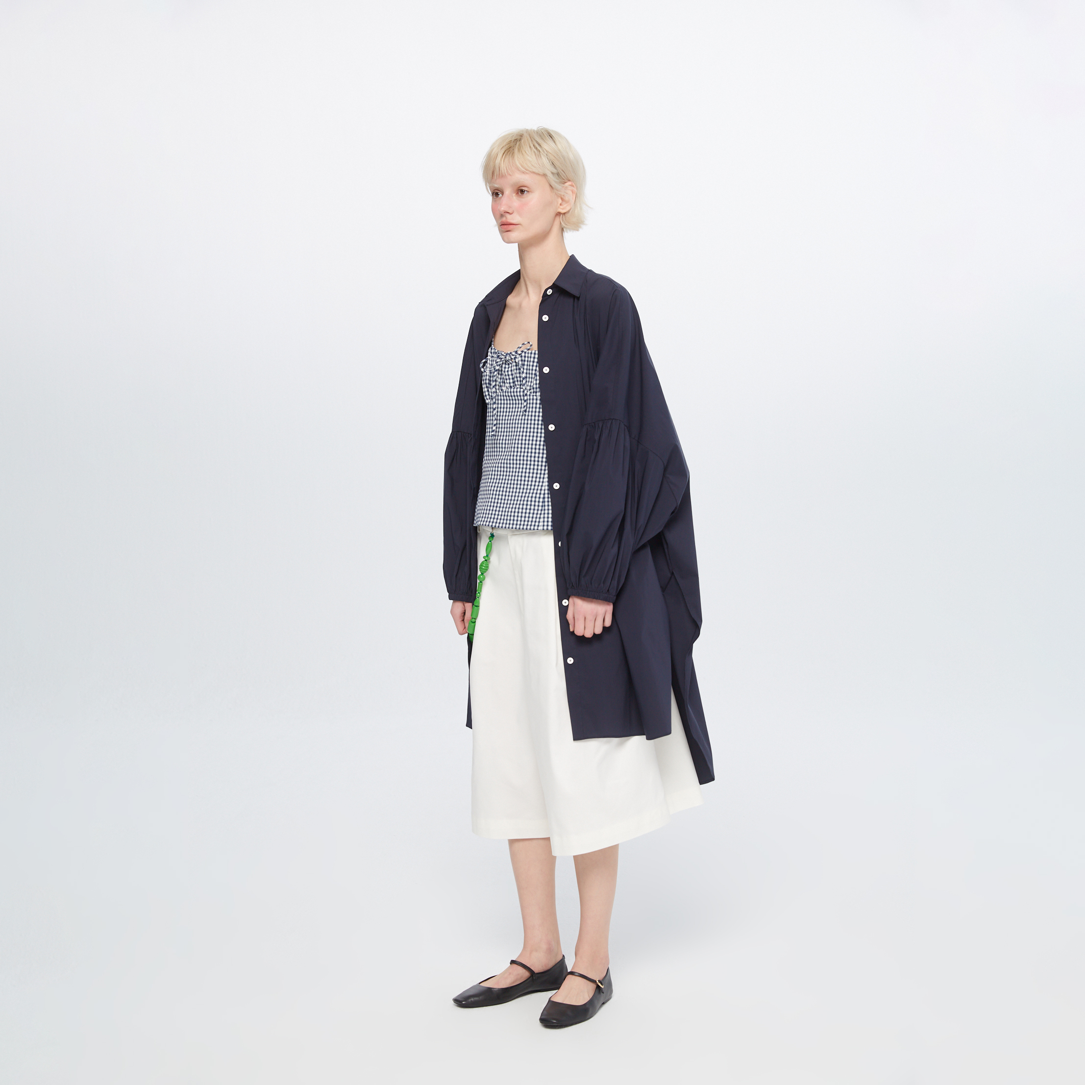 10 MOOn Lightweight shirt trench coat