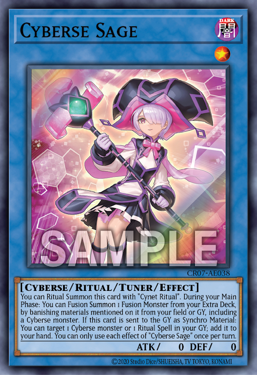 CR07-AE038 CR07-AES06 (SR)Cyberse Sage(電子賢者)