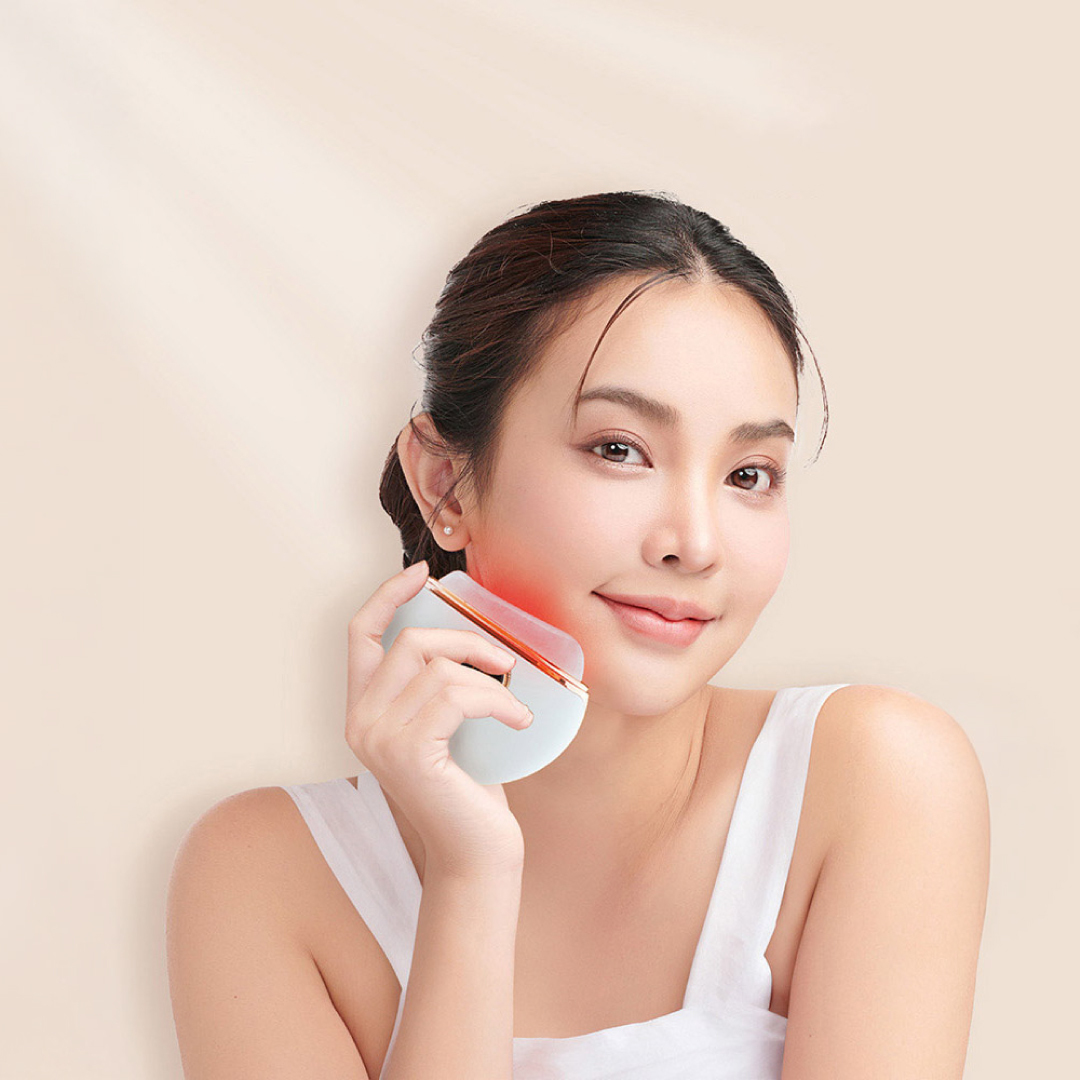 【Widelife】THOMSON 溫感金絲玉臉部按摩器│TM-BC07DS