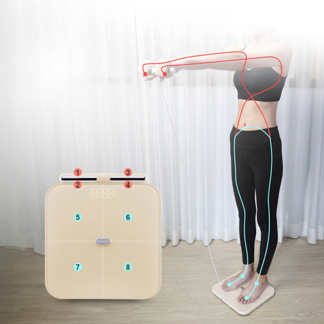 【Widelife】THOMSON WiFi 藍牙ITO 八點傳感體脂計│TM-SASC01W