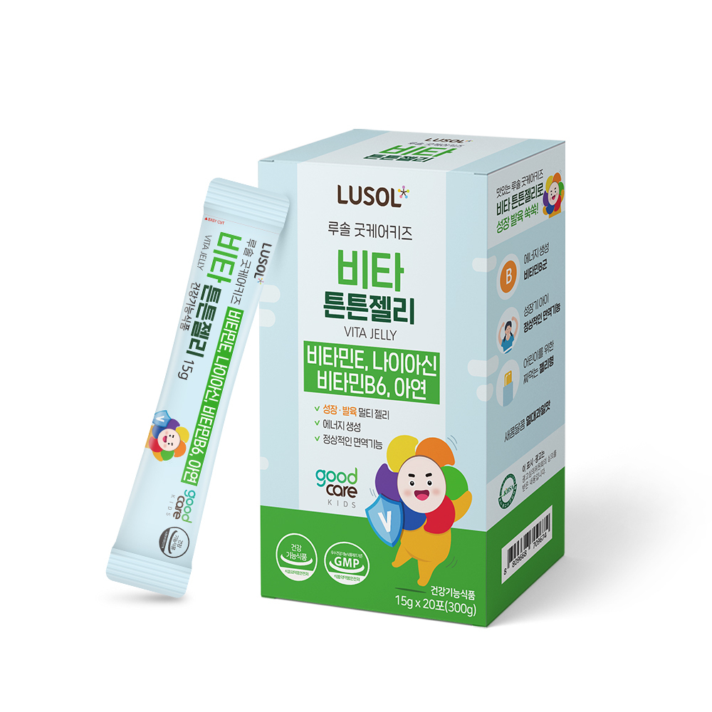 LUSOL- 兒童維他命果凍(芒果&百香果味) 15克X20條 12M+