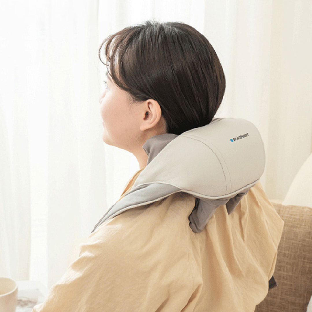【Widelife】BLAUPUNKT 智慧溫感無線肩頸按摩器│BPB-M19BU