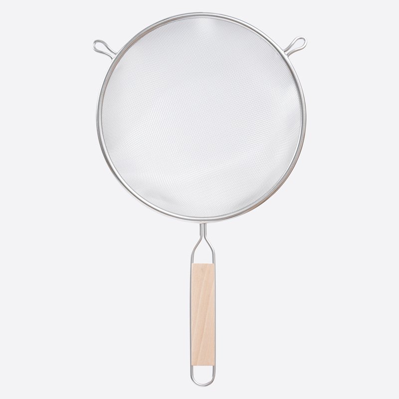 SP 木柄不鏽鋼濾網/21.5cm