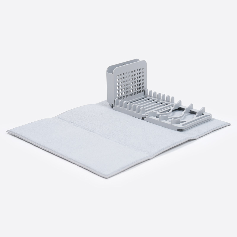 SP 碗盤餐具瀝水架/灰 40x50cm