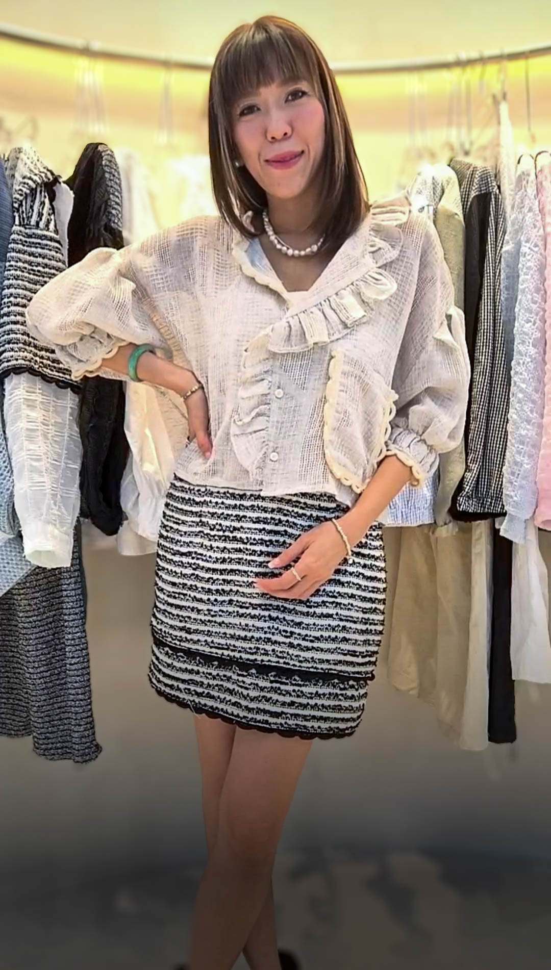 PM_K8147  ▶️木耳邊外套 👉B:140cm L:49cm👈