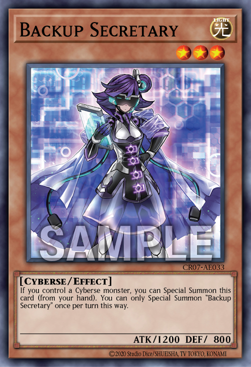 CR07-AE033 Backup Secretary(備份秘書)