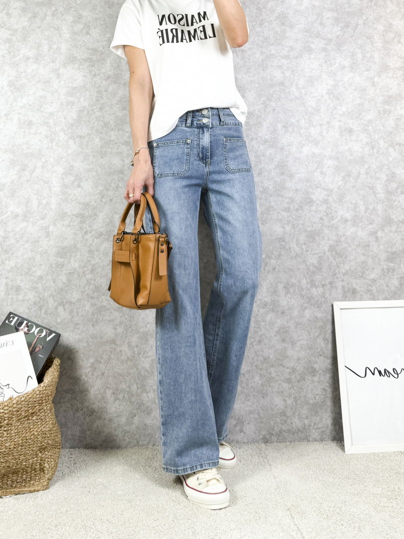 不喜歡太寬但又有點寬的雙釦寬褲 ⚡️熱銷搶手貨⚡️