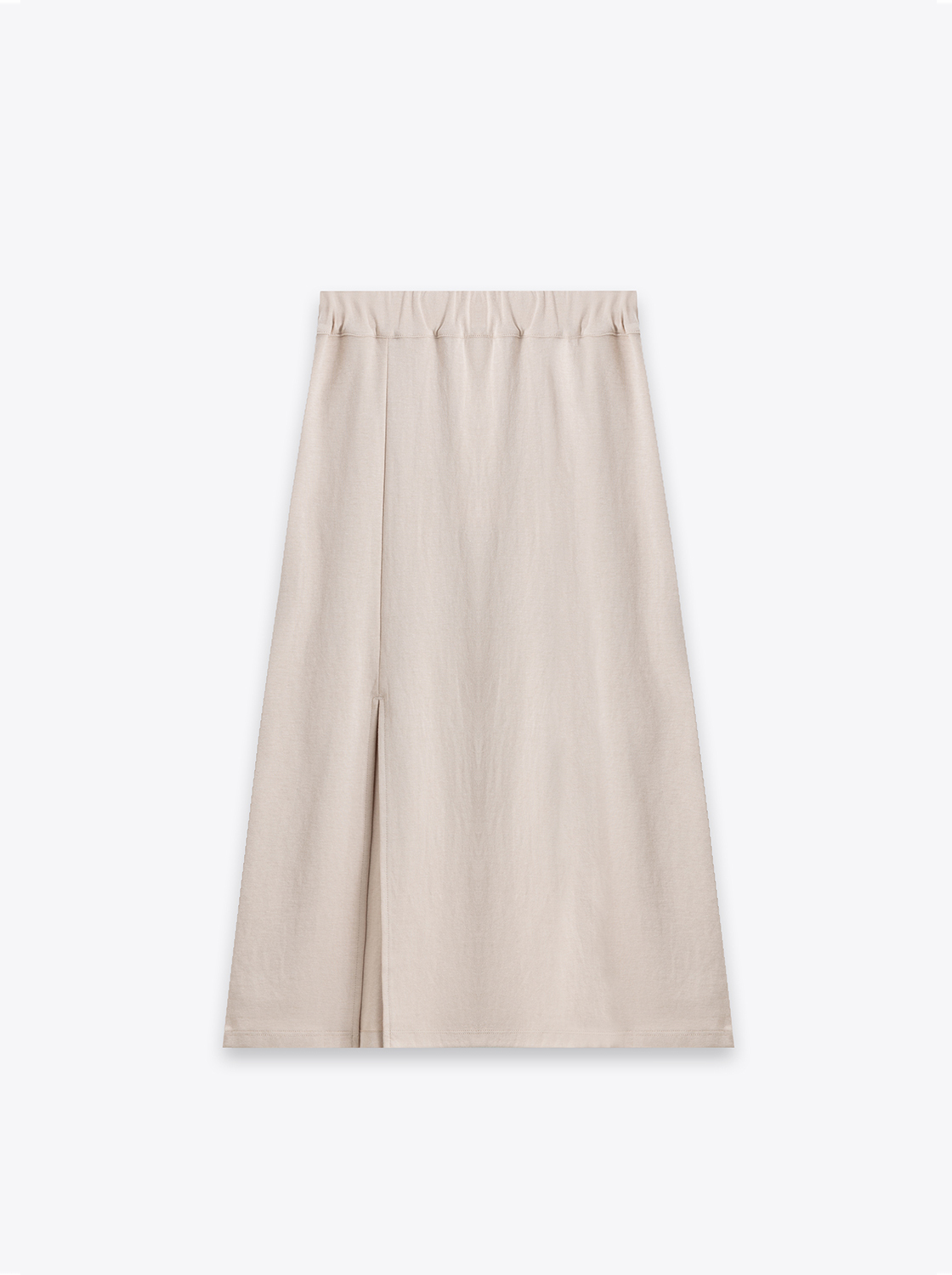 【期間限定】COLOR可調鬆緊腰頭開岔長裙