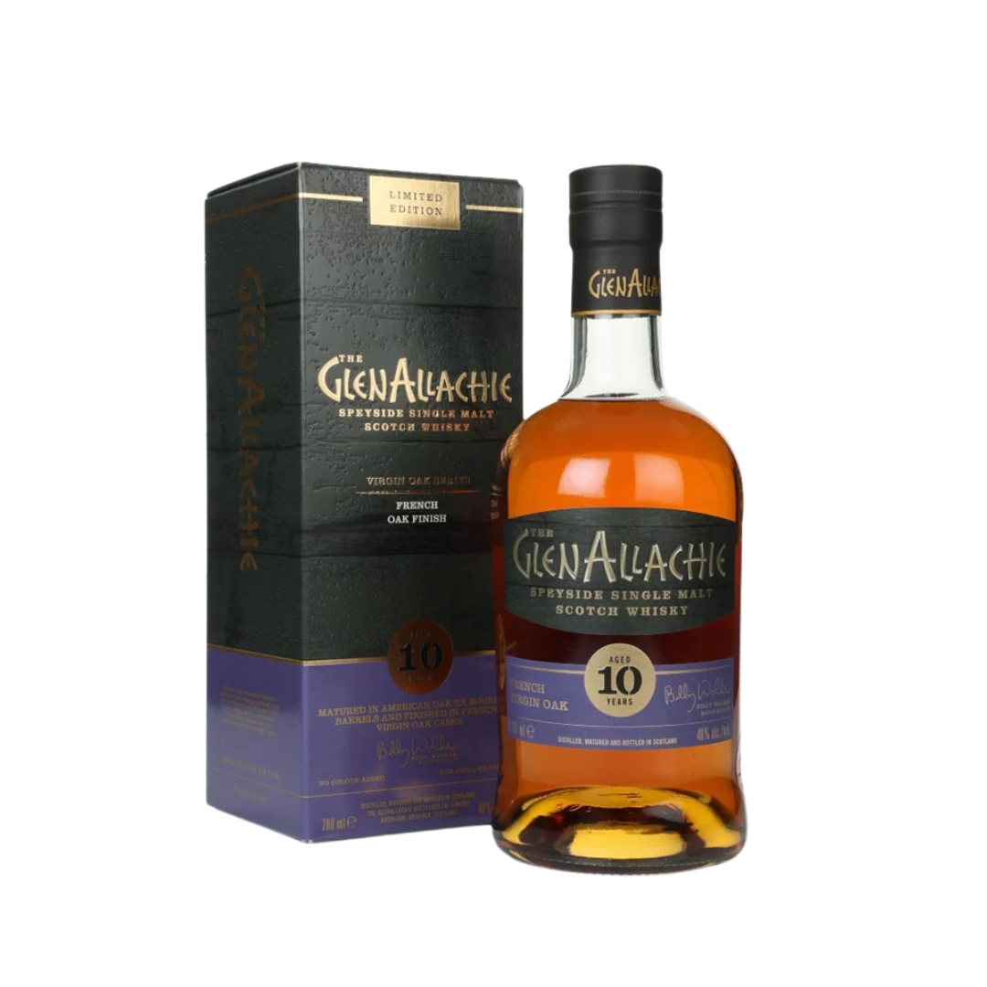 GlenAllachie 10 Year Old French Oak Finish Whisky (禮盒) ｜2021 年 GlenAllachie 十年桶強獲得全球最佳單一麥芽