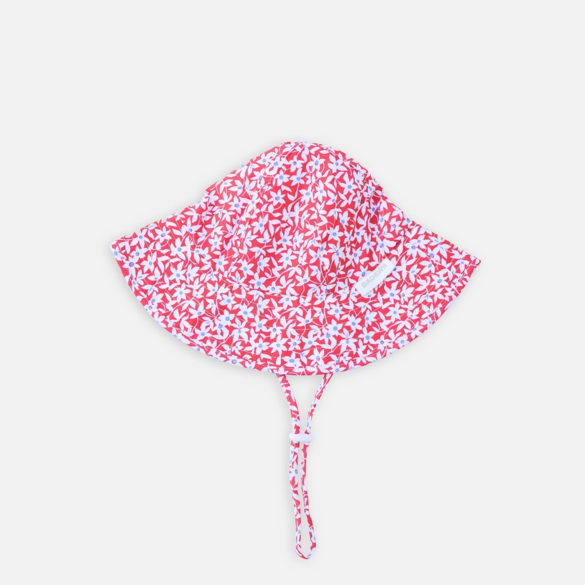 〖 Badawii 〗紅色小碎花拉繩漁夫帽