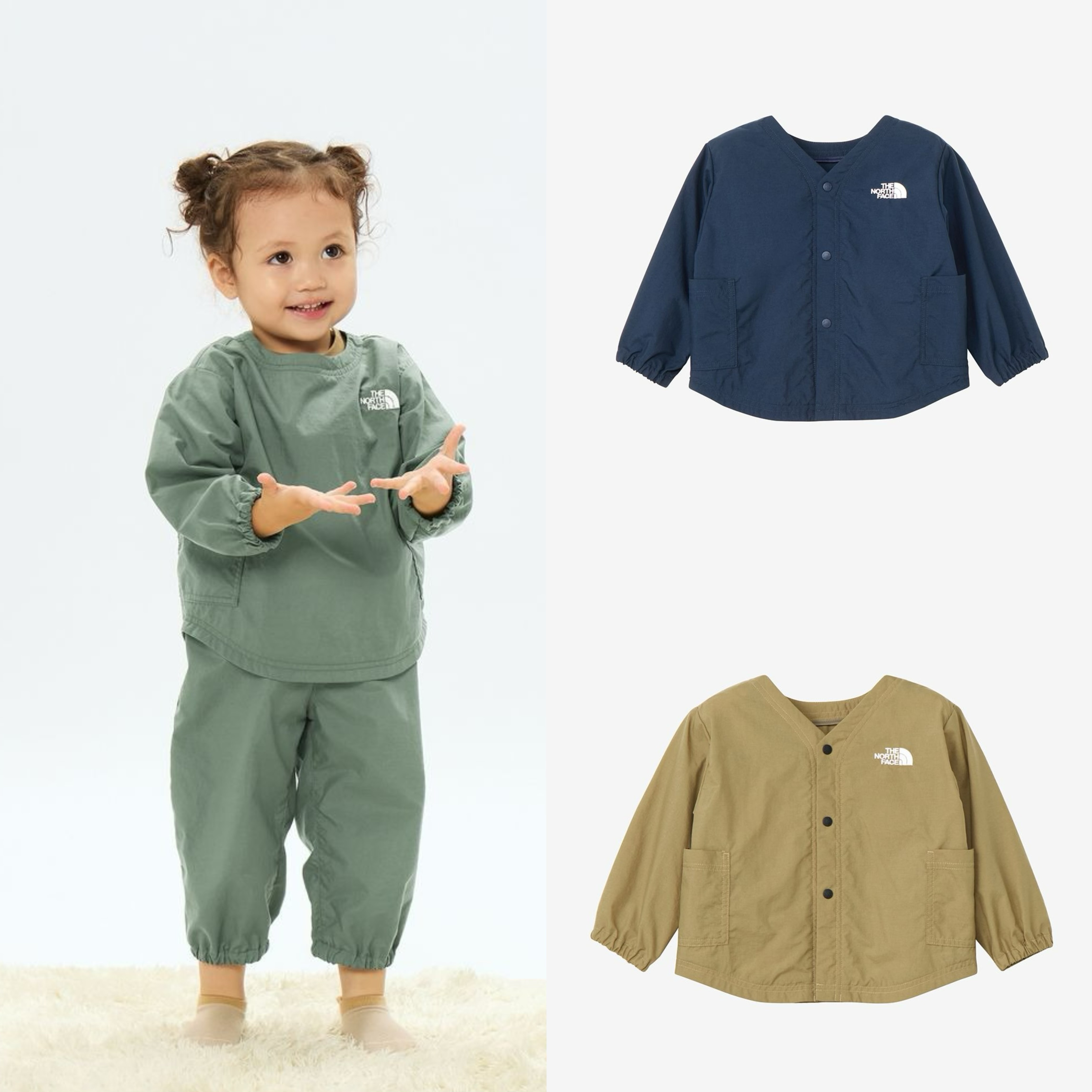 預購┃日本 THE NORTH FACE B Field Smock 嬰兒款 兩穿 尼龍 罩衫 小外套