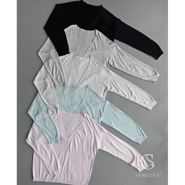 G7758 現貨「軟糯糯10色針織外套」