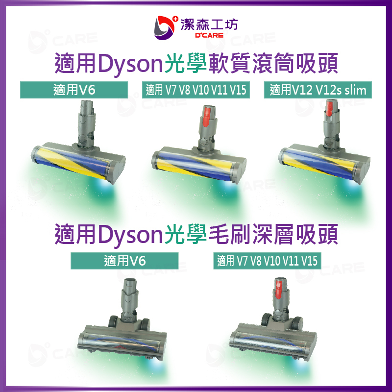 電商限定(副廠) Dyson光學電動吸頭 V6 V7 V8 V10 V11 V12 V15
