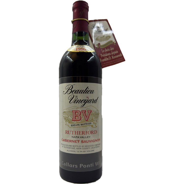 Beaulieu Vineyard Estate Bottled Cabernet Sauvignon 1986