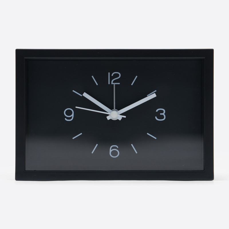 SP 方形電池式鬧鐘/黑