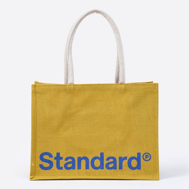 SP A4麻布手提袋/黃 36x28x16cm