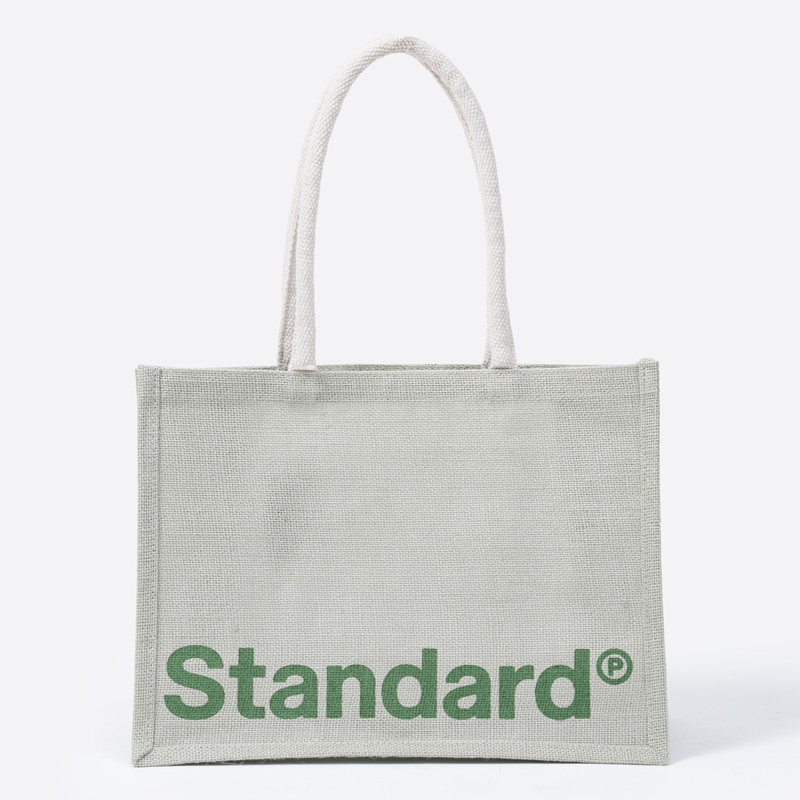 SP A4麻布手提袋/淺灰 36x28x16cm