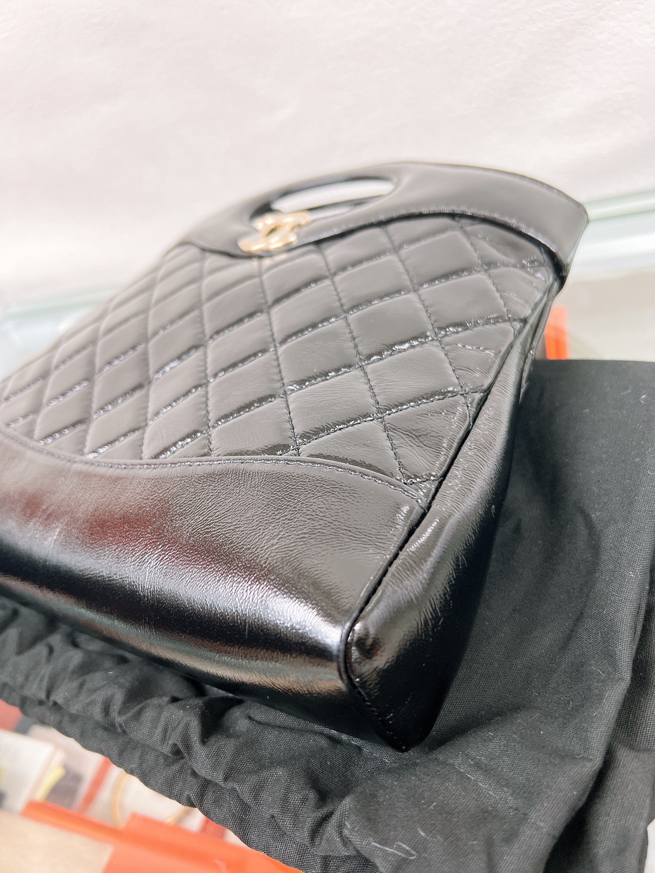 *Unused*  Chanel 31 bag mini tote (black GHW)