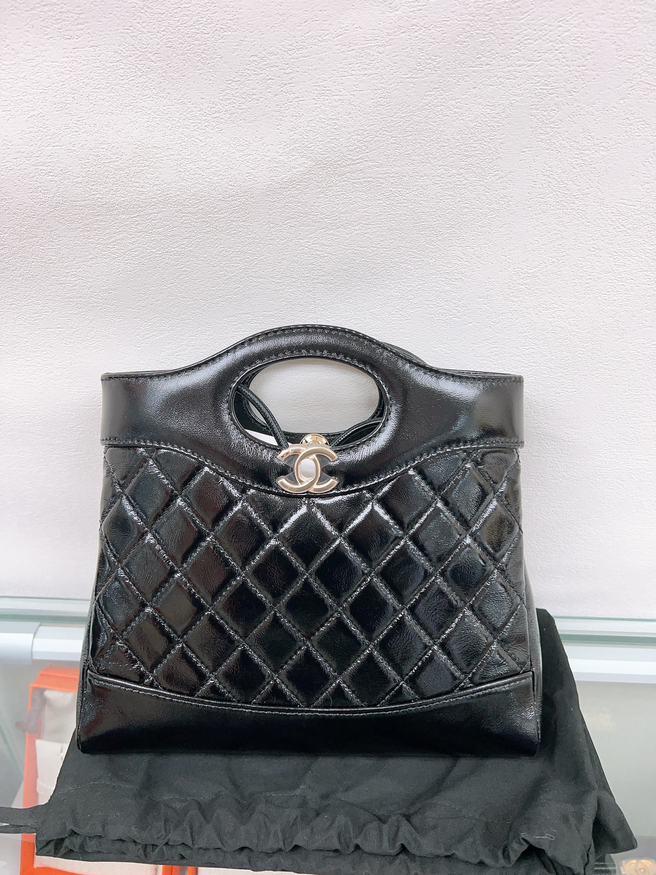 *Unused*  Chanel 31 bag mini tote (black GHW)