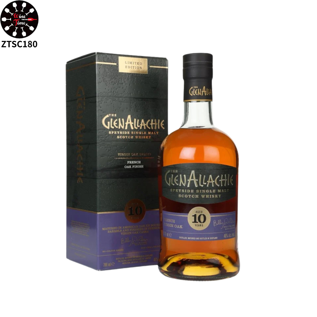GlenAllachie 10 Year Old French Oak Finish Whisky (禮盒) ｜2021 年 GlenAllachie 十年桶強獲得全球最佳單一麥芽