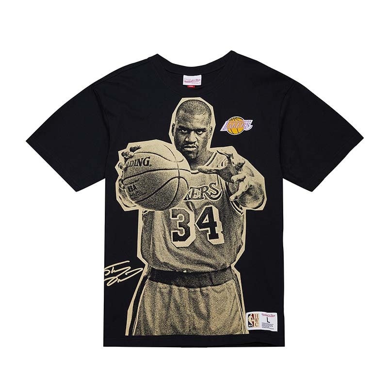Mitchell & Ness Blockbuster Tee Shaquille Oneal 黑色 短袖 MN25ATS21A [台灣現貨]