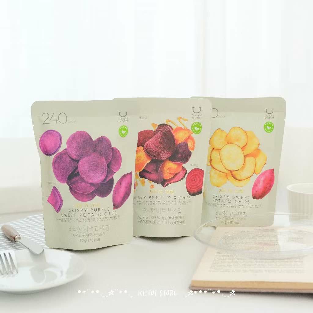 現貨 韓國 Olive young Delight Project 韓國零食  地瓜 紫薯 蔬果 零食 薯片 脆片 零食