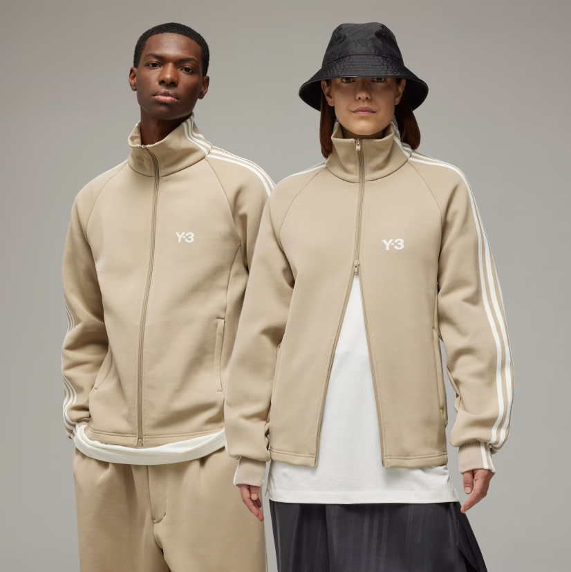 【 Y-3 3S TRACK TOP 立領外套 - 卡其 】