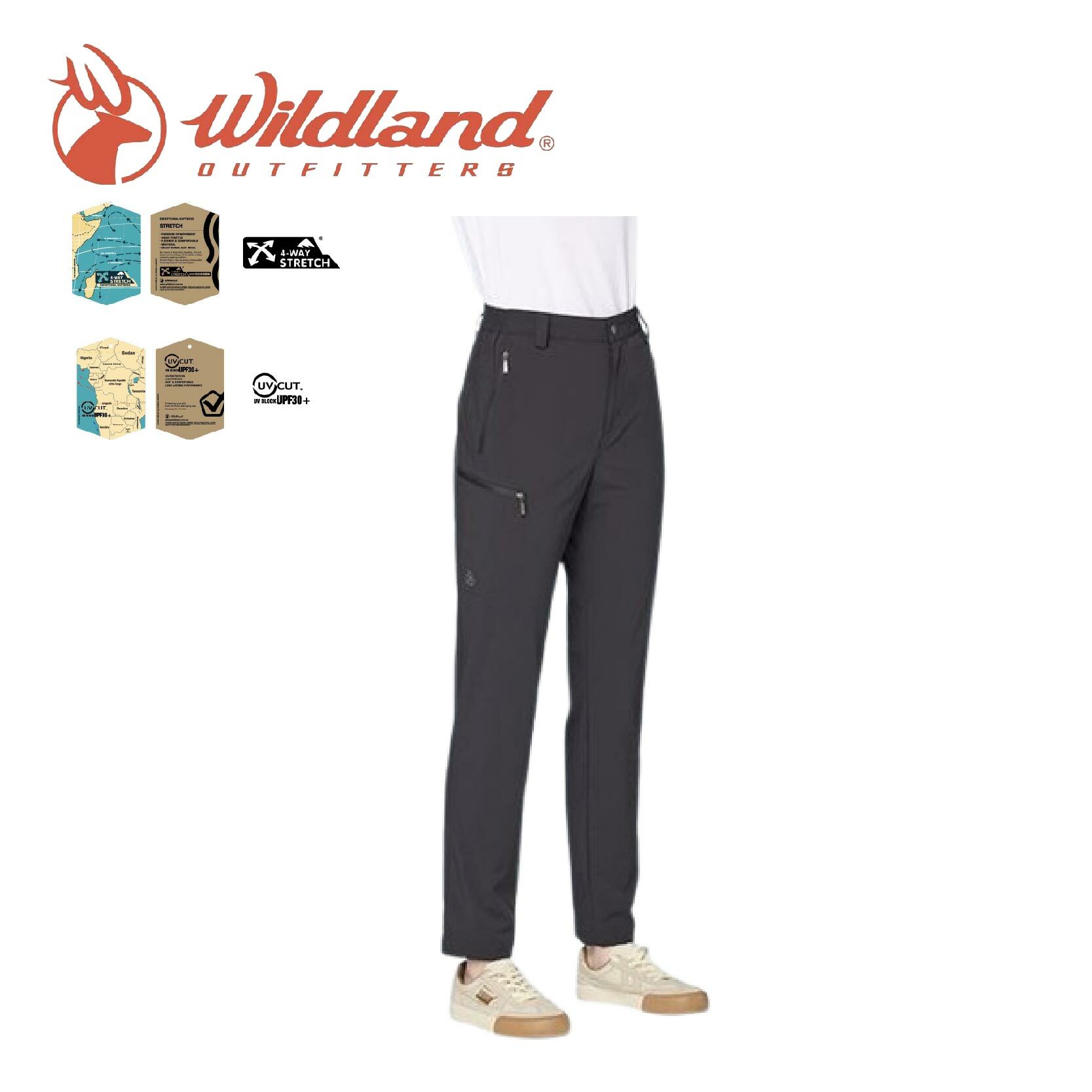 Wildland 荒野 女CORDURA涼感耐磨山旅褲 休閒/登山/健行/耐磨 21WB31305