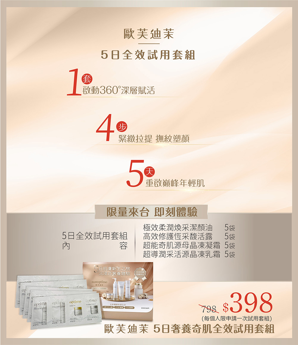 歐芙迪茉 全效試用套組