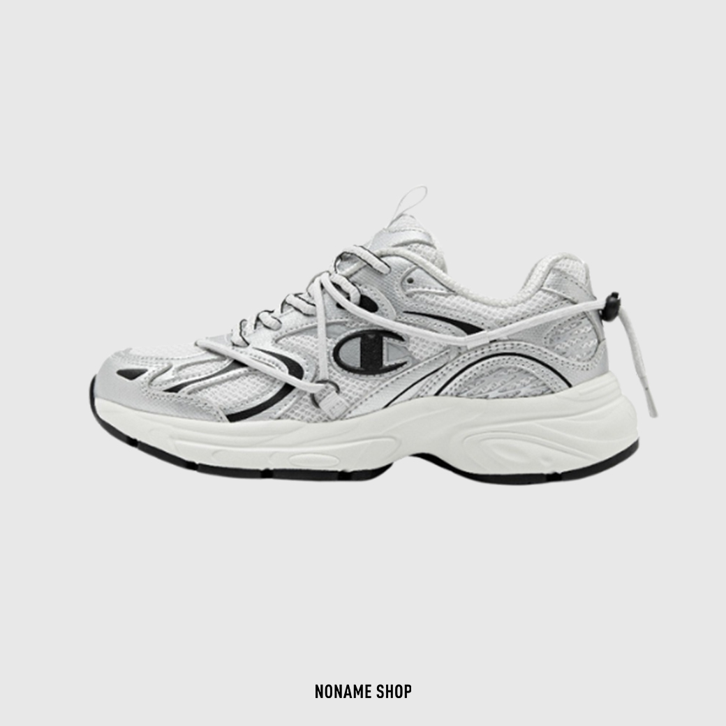 CHAMPION 復古 千禧 Y2K 輕便 跑步鞋 液態銀 (男/女同款)