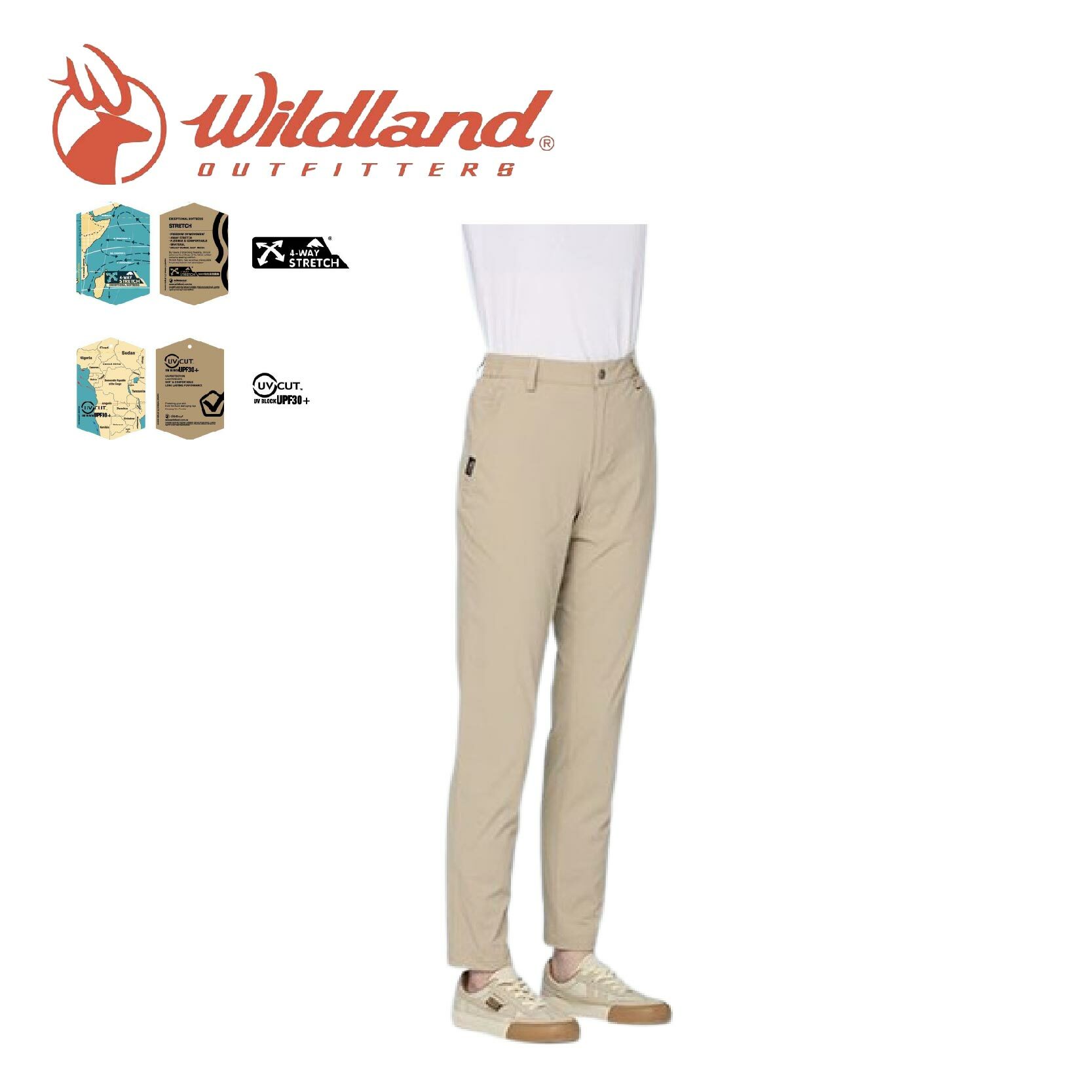 Wildland 荒野 女彈性CORDURA涼感耐磨機能褲 休閒/登山/健行/耐磨/涼感 21WB31311