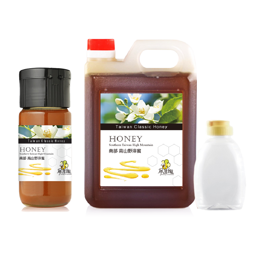 ★得獎蜜-台灣野淬蜂蜜分享組★3kg+700g+分裝瓶