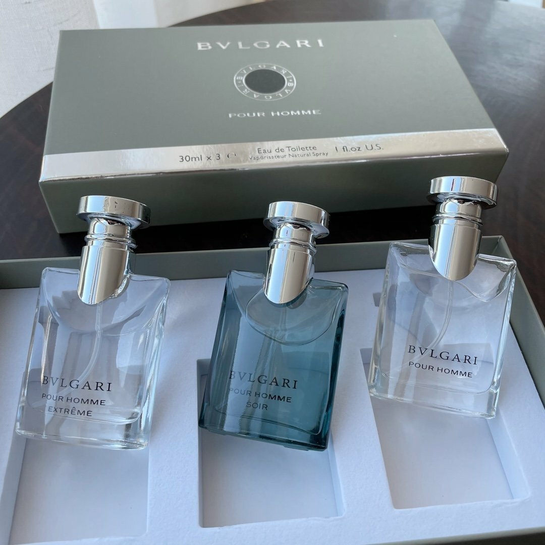 BVLGARI Pour Homme 男士淡香水禮盒Gift Set 30ml*3 (有噴頭)
