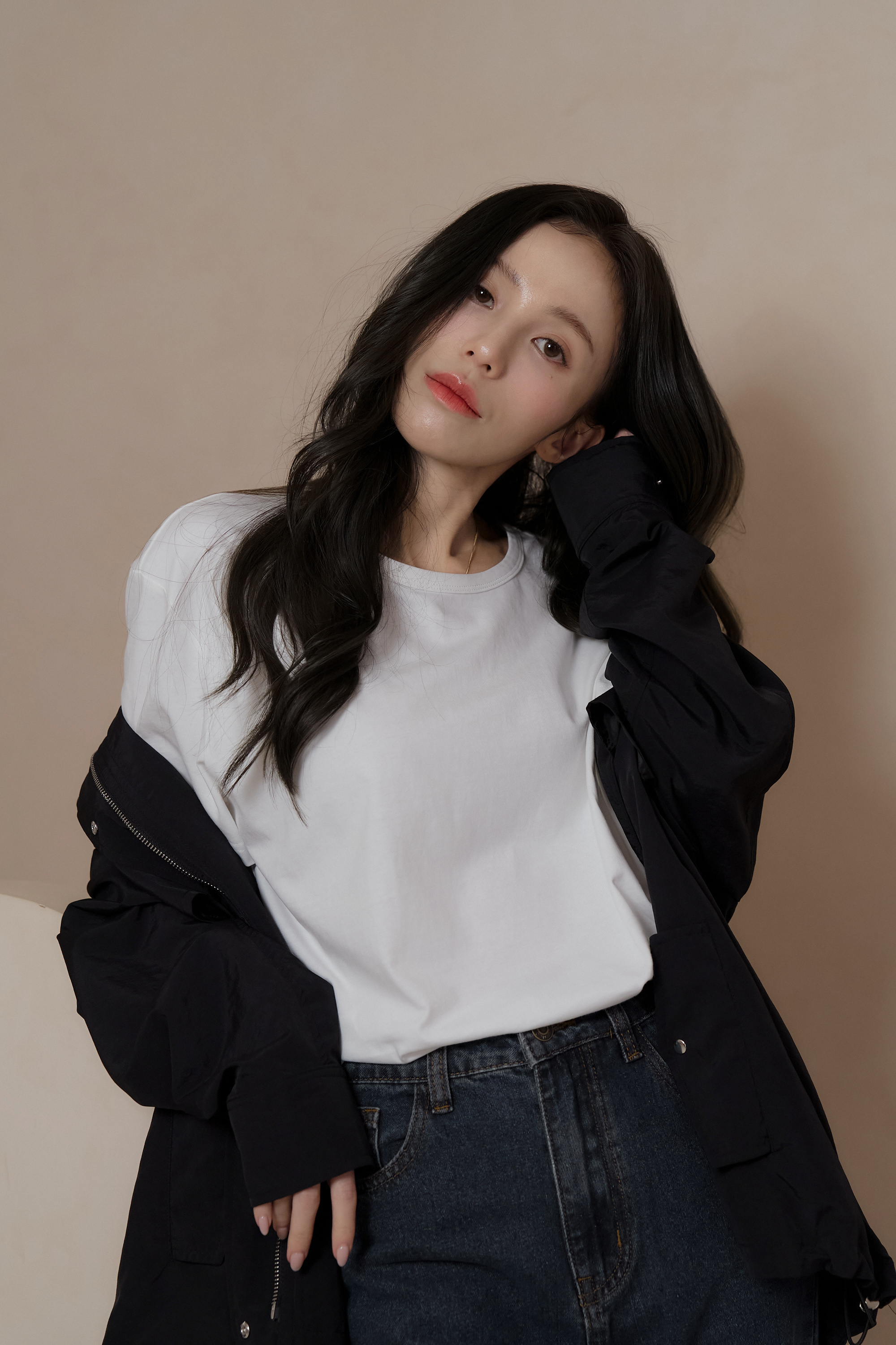 Gmade/落肩微寬鬆純棉T-shirt-白