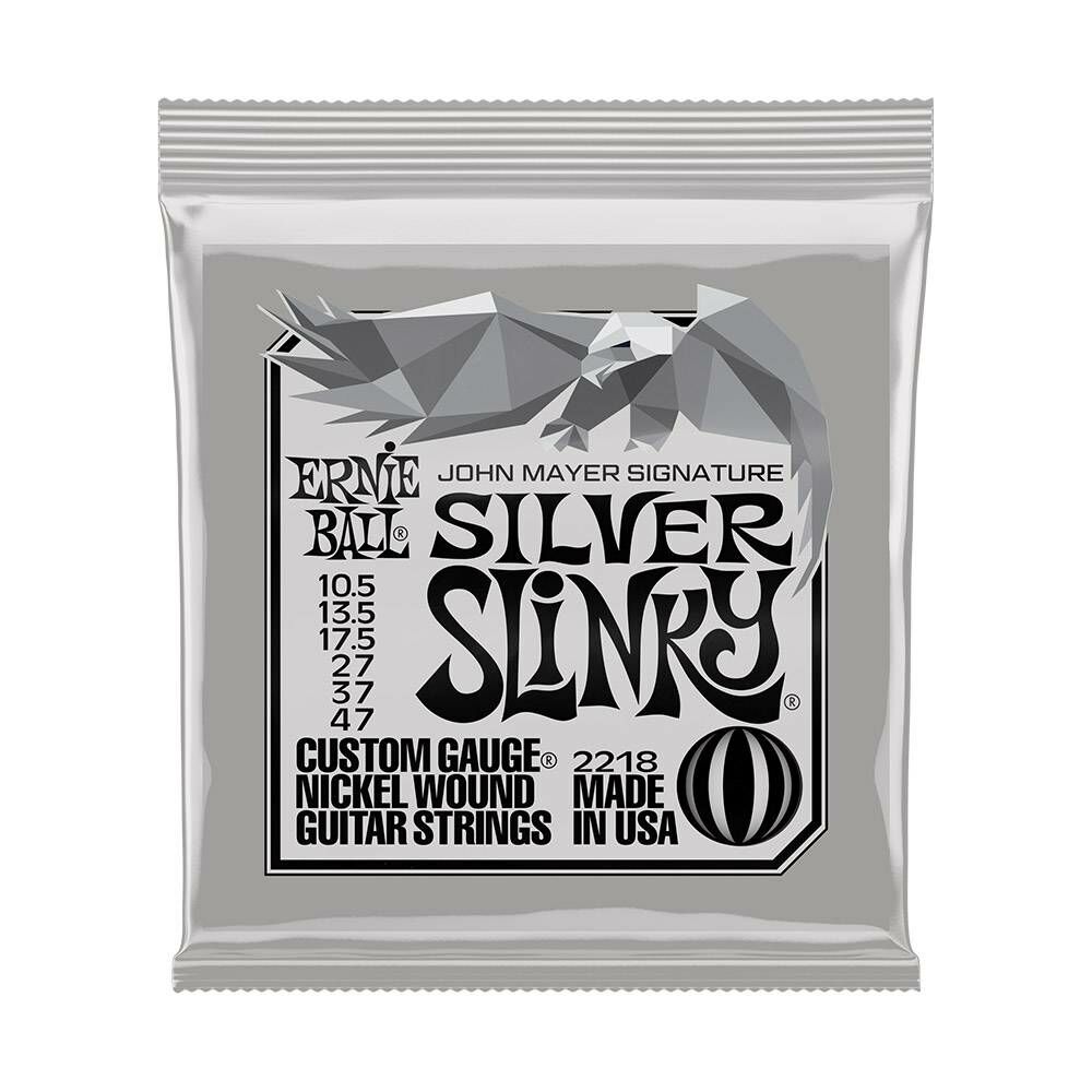 Ernie Ball Ernie Ball John Mayer Silver Slinky Signature 2218 電吉他套弦 10.5-47 — 三峽吉他 / Bass