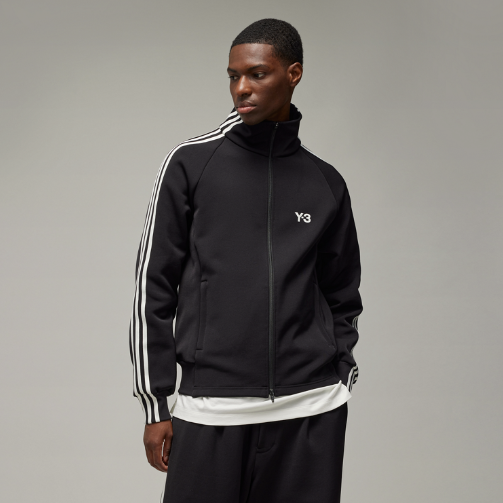 【 Y-3 3S TRACK TOP 立領外套 - 黑 】