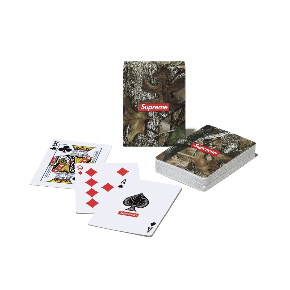 -(C05)-SUPREME CAMO PLAYING CARDS 落葉迷彩 撲克牌-SS25A88