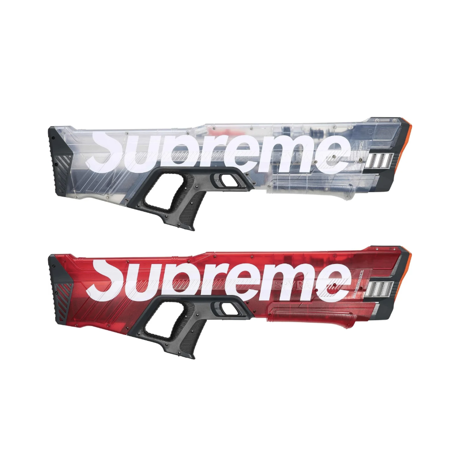 -(C7d)-SUPREME X SPYRA THREE WATER BLASTER 全自動 水槍 透明/紅色-SS25A25