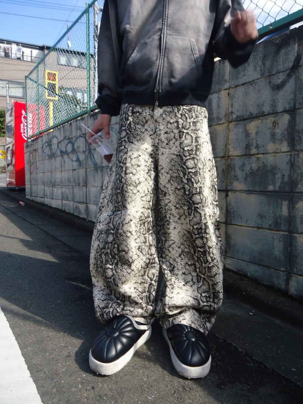 2025SS 9090 King Logo Assort Ballon Buggy Pants 皇冠標誌蛇
