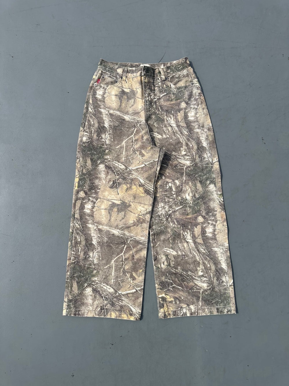 2025SS 9090 OG Logo Painted Denim Pants 樹紋屁股9090字體超限量