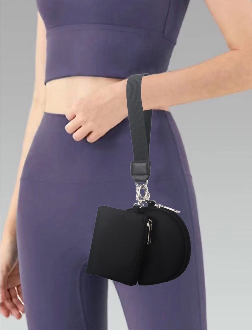 極簡時尚手腕包 實拿照 黑色