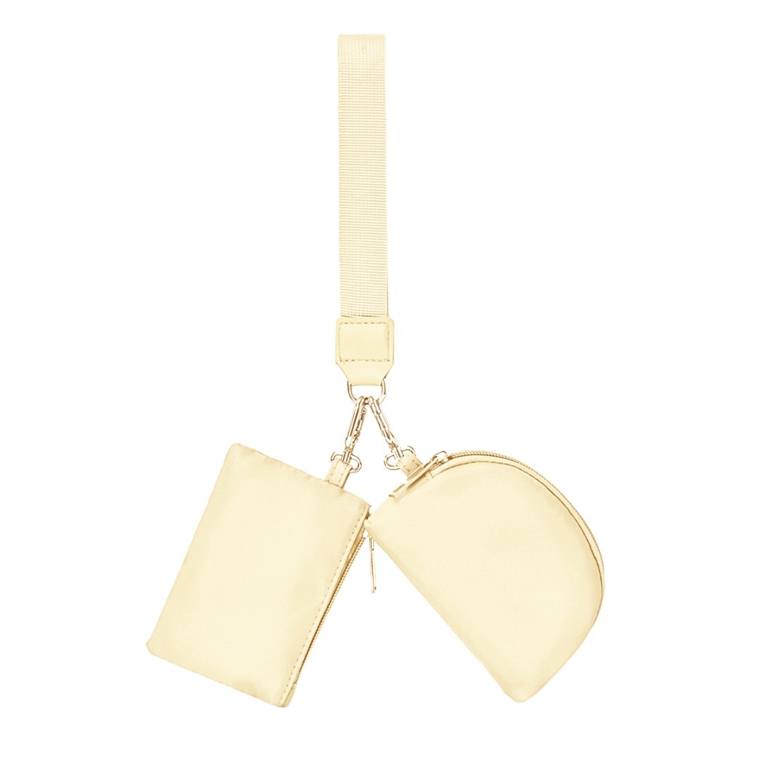 極簡時尚手腕包 蛋黃