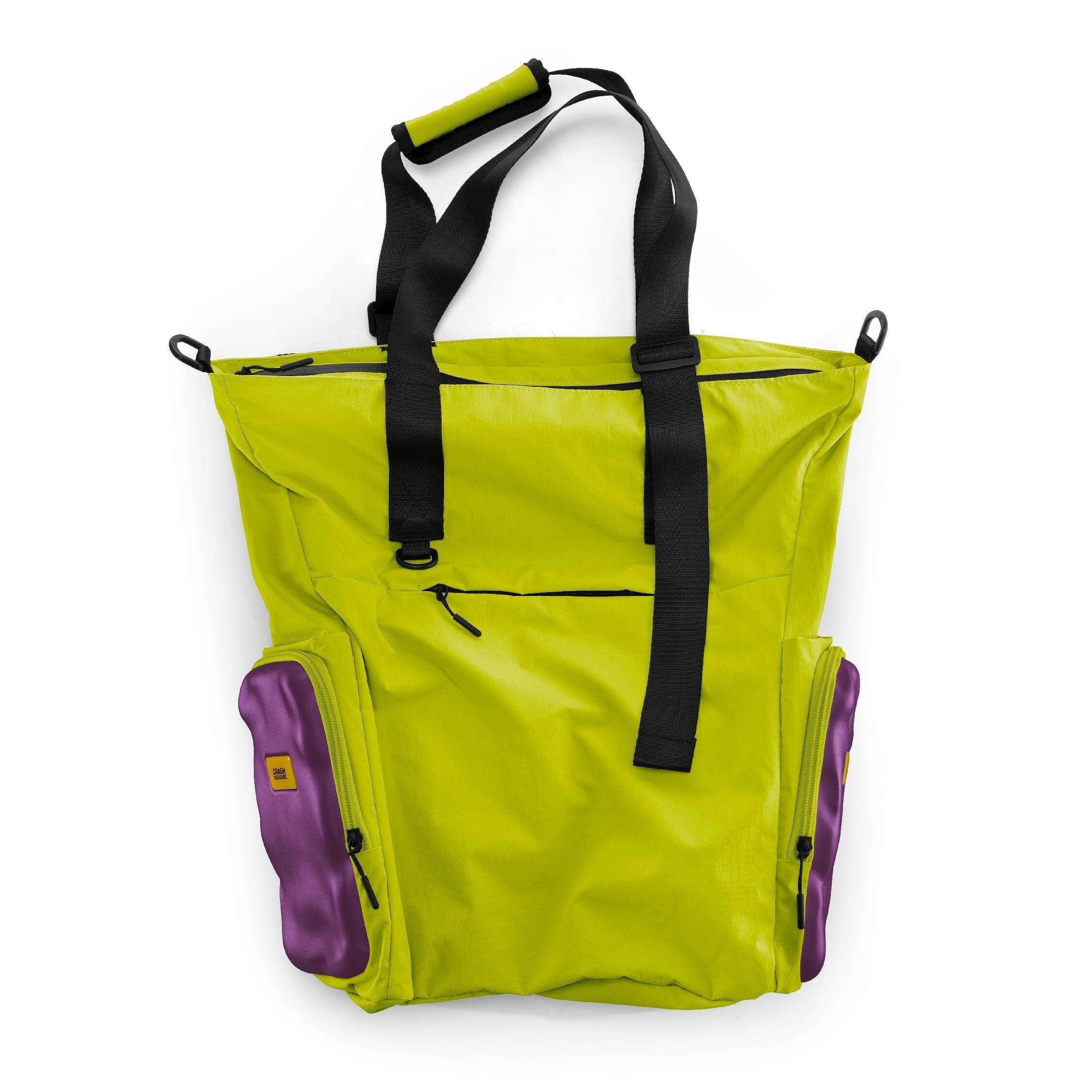 Crash Baggage | CNC 側硬殼手提袋 - 紫綠色