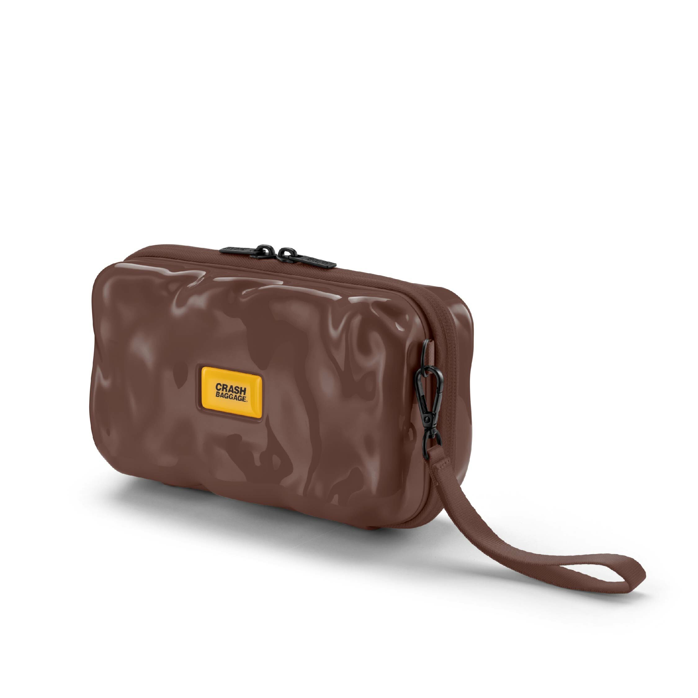 Crash Baggage TOT Hard Case 斜揹收納包 - 朱古力色