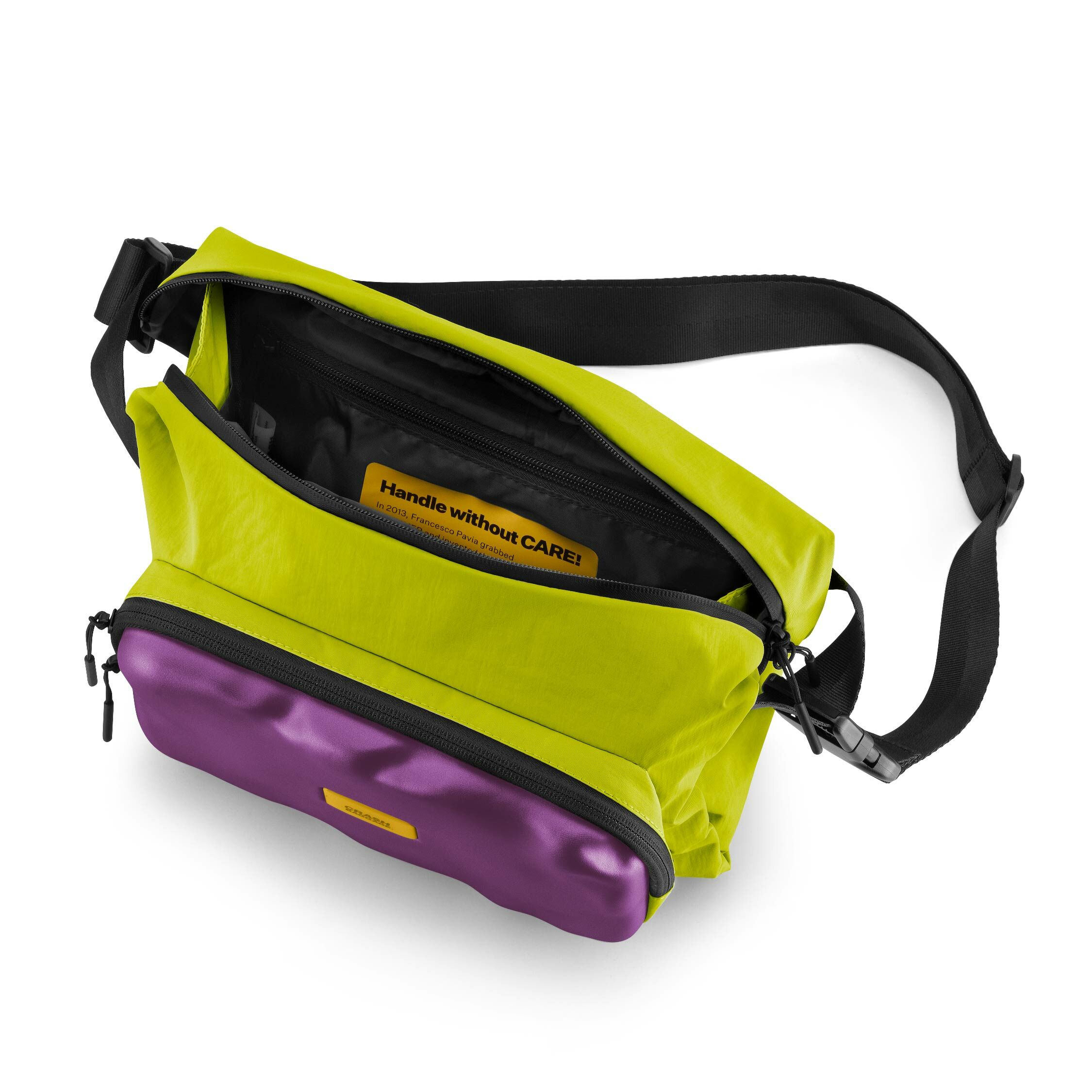 Crash Baggage | CNC 斜挎包 - 紫綠色