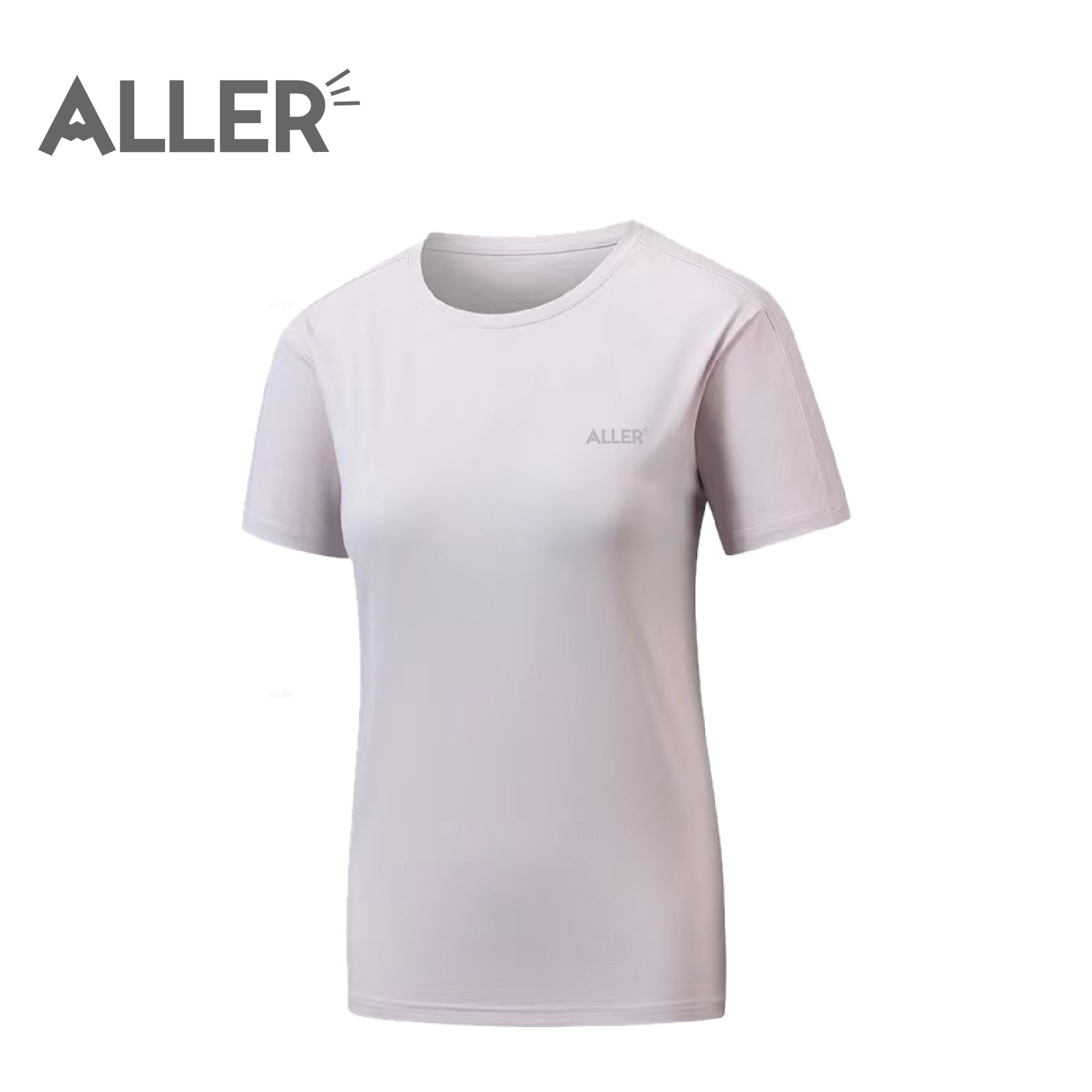 ALLER 親膚仿棉感排汗上衣 女款 (3色) 素色/排汗透氣/快乾/登山休閒 10AL8231